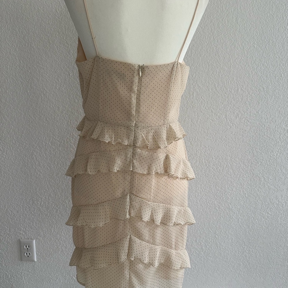 Endless Rose Cream Ruffle Mini Spaghetti Strap Dress NWOT - Picture 4 of 6